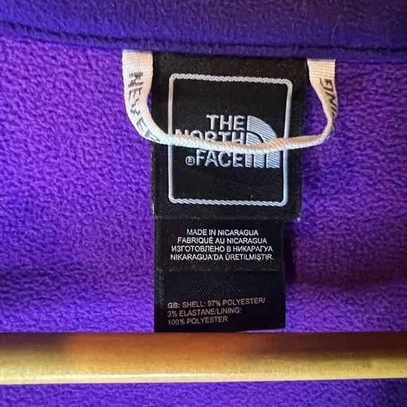 B15.26 The North Face AMVX Purple Windproof & Waterproof Apex Bionic Jacket - Picture 7 of 9